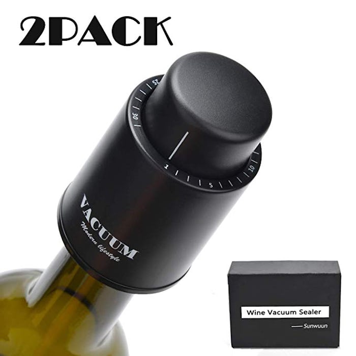 Sunwuun Wine Bottle Stoppers [2 PACK]