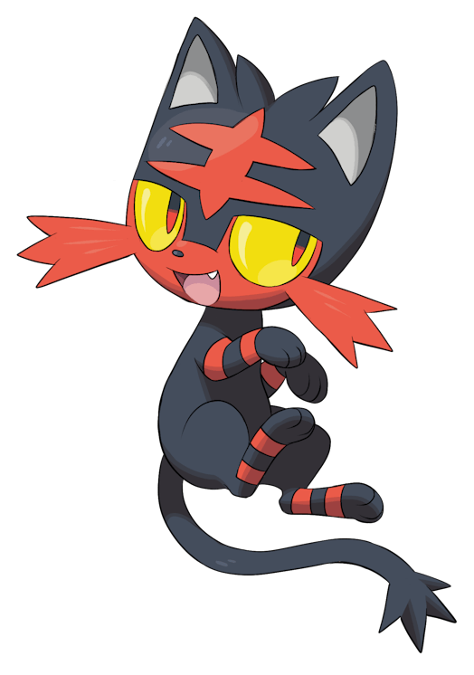 Litten character on a white background