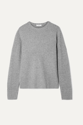 Abril ribbed wool and cashmere-blend sweater