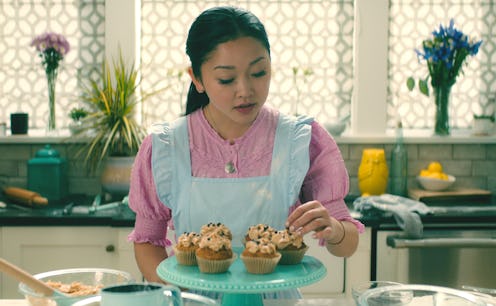 In PS I Still Love You, Lara Jean Covey stress bakes chocolate peanut butter cookies to deal with he...