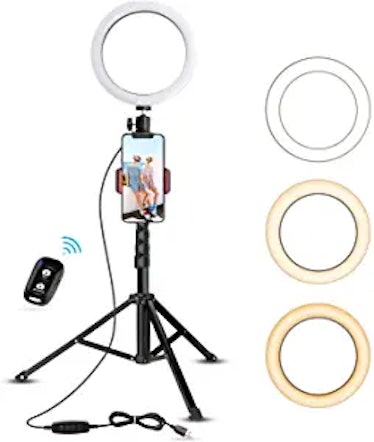 8" Selfie Ring Light with Tripod Stand