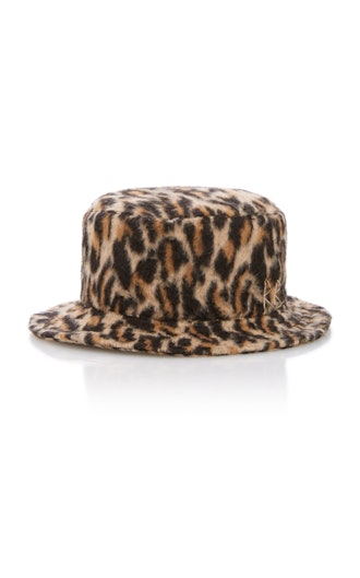 Leopard-Print Bucket Hat