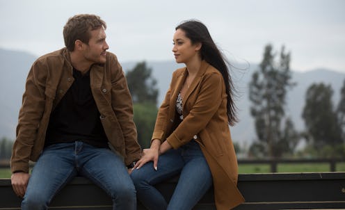 A mystery woman interrupts Peter & Victoria F.'s hometown date on 'The Bachelor.'