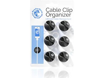 Blue Key World Cable Clip Organizer (6-pack)