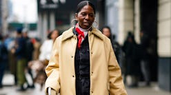 Neckerchief and Hoop Earrings