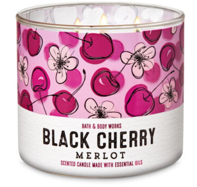 Black Cherry Merlot 3-wick candle