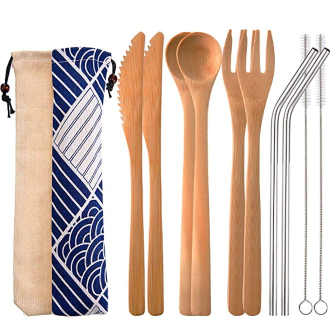Blulu Bamboo Cutlery Set (Set of 2)