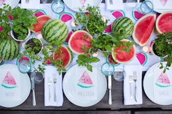 Watermelon themed 2020 entertaining trend
