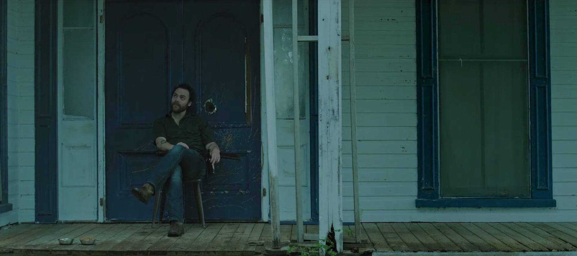 A scene from the horror of heartbreak 'After Midnight'