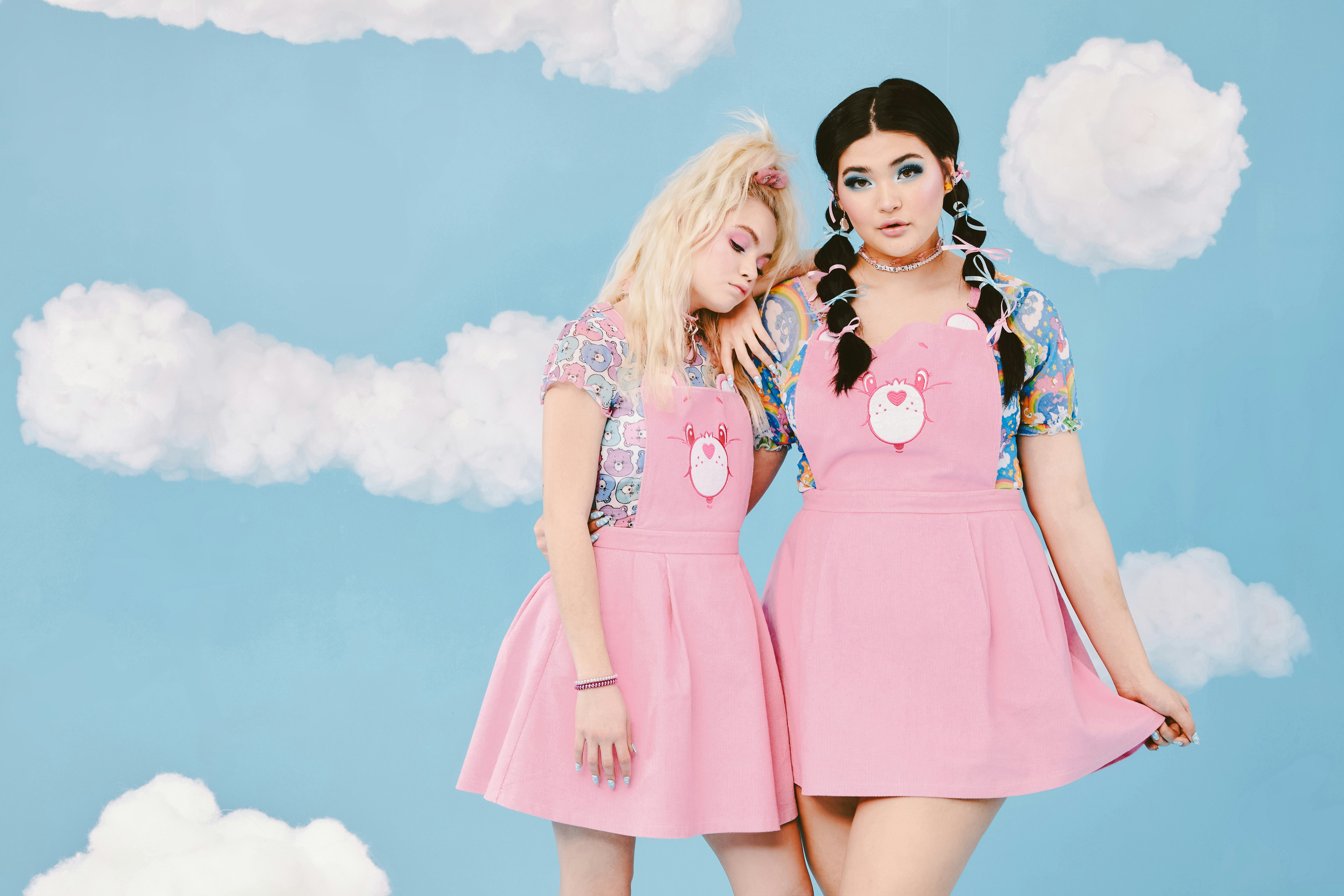 bear pinafore dress