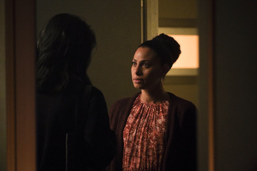 Regina talking to Katherine on A Million Little Things
