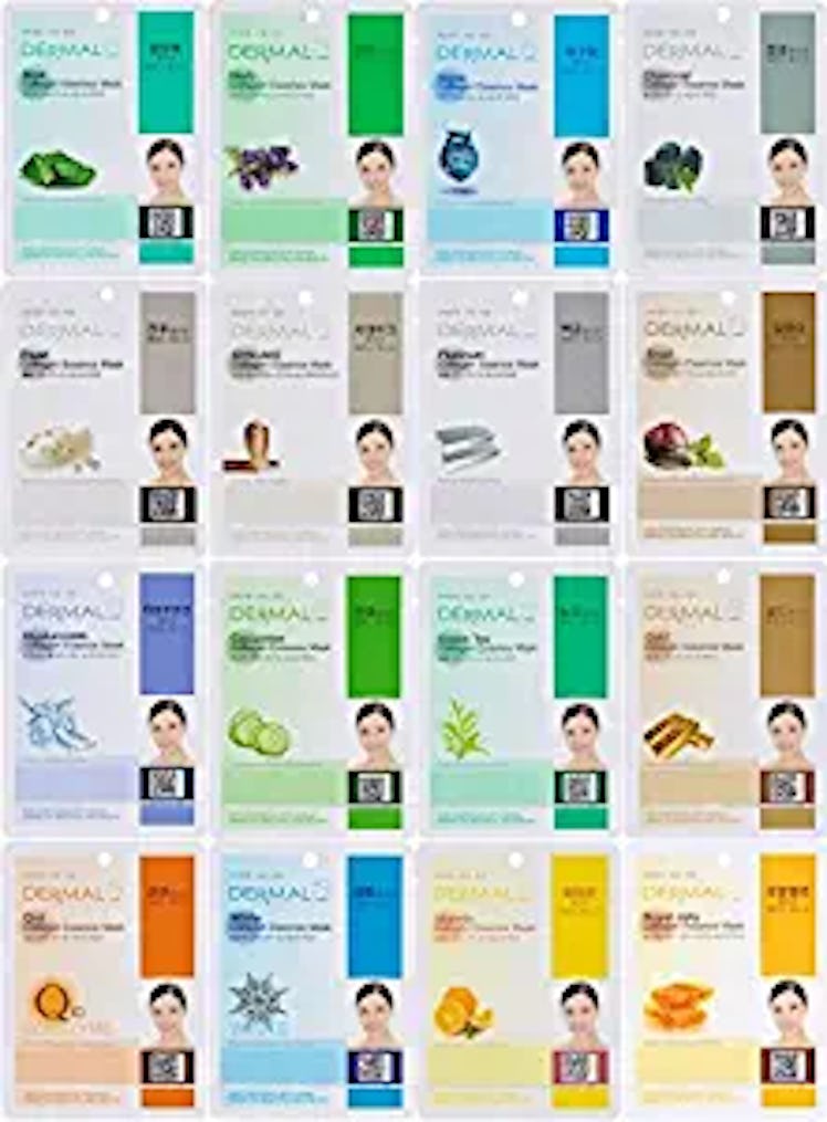 Dermal Korea Collagen Essence Full Face Facial Mask Sheet