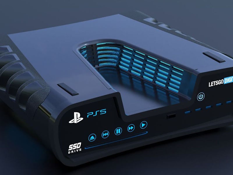 Concept render based on PS5 development kits.