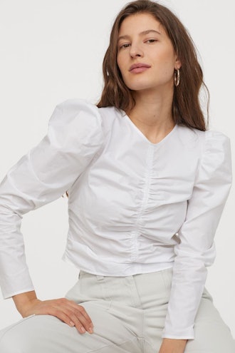 Puff-Sleeved Blouse