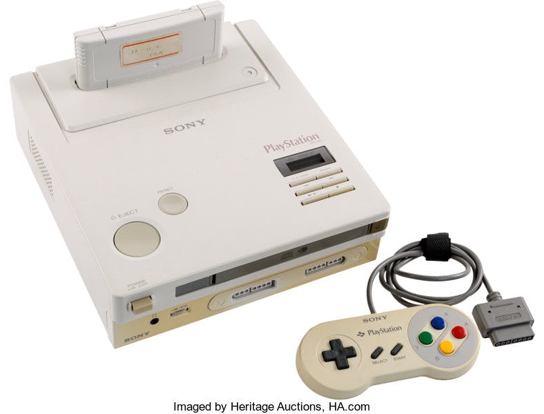 nintendo playstation prototype