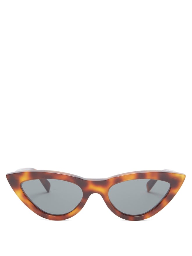 Cat-Eye Tortoiseshell Acetate Sunglasses