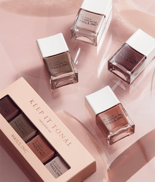 Nails.INC's New Keep It Tonal Nail Polish Collection Has Four Hues