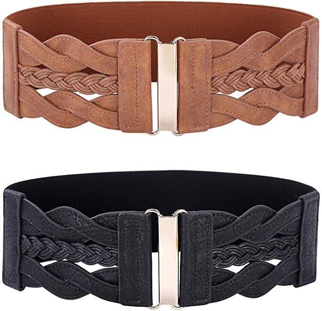 Paul Jones Elastic Wide Belt (2-Piece)