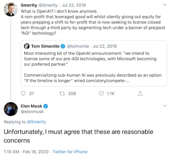 Openai Co Founder Elon Musk Says Secretive A I Firm Should Be More Open