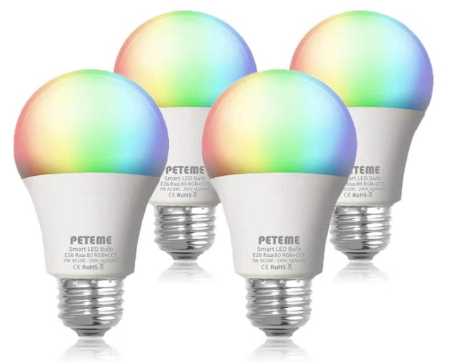 Peteme Smart LED Light Bulb (4-Pack)