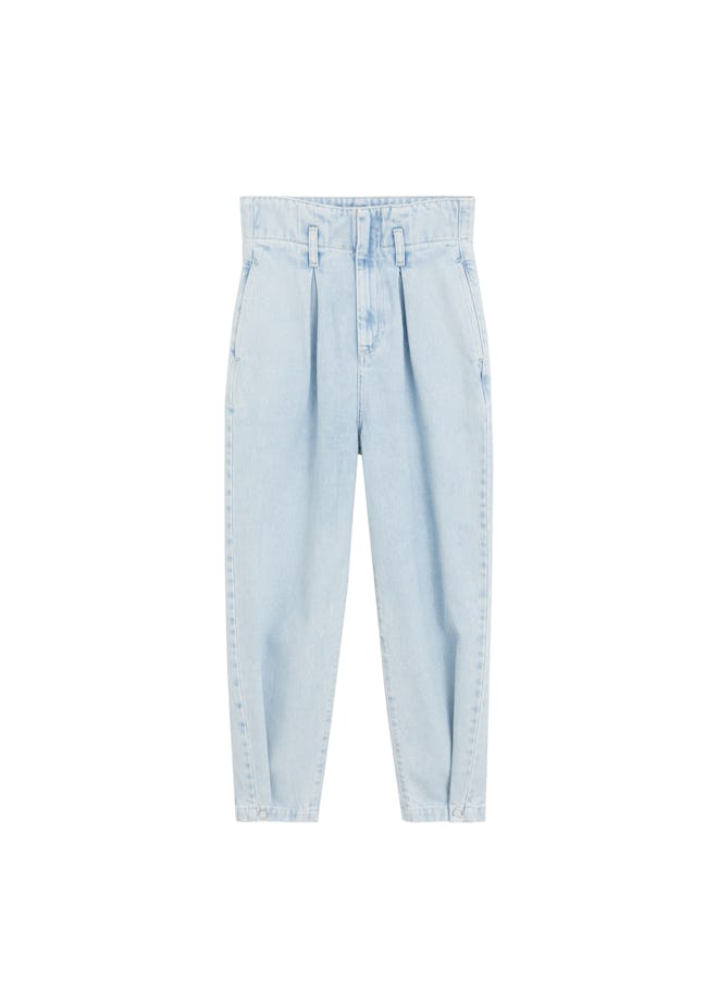 Slouchy Super High Waist Darts Jeans