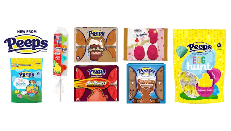 These new Peeps offerings for 2020 include fudge-covered marshmallow chicks.