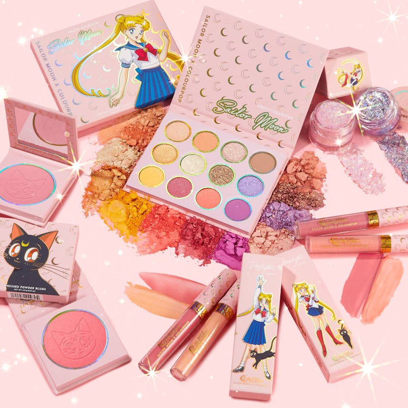 Sailor Moon x ColourPop features eight total items. 