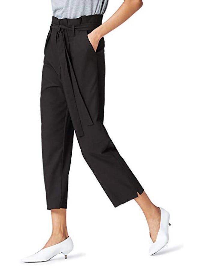 Amazon Brand - find. Women's High Waist Paperbag Pants