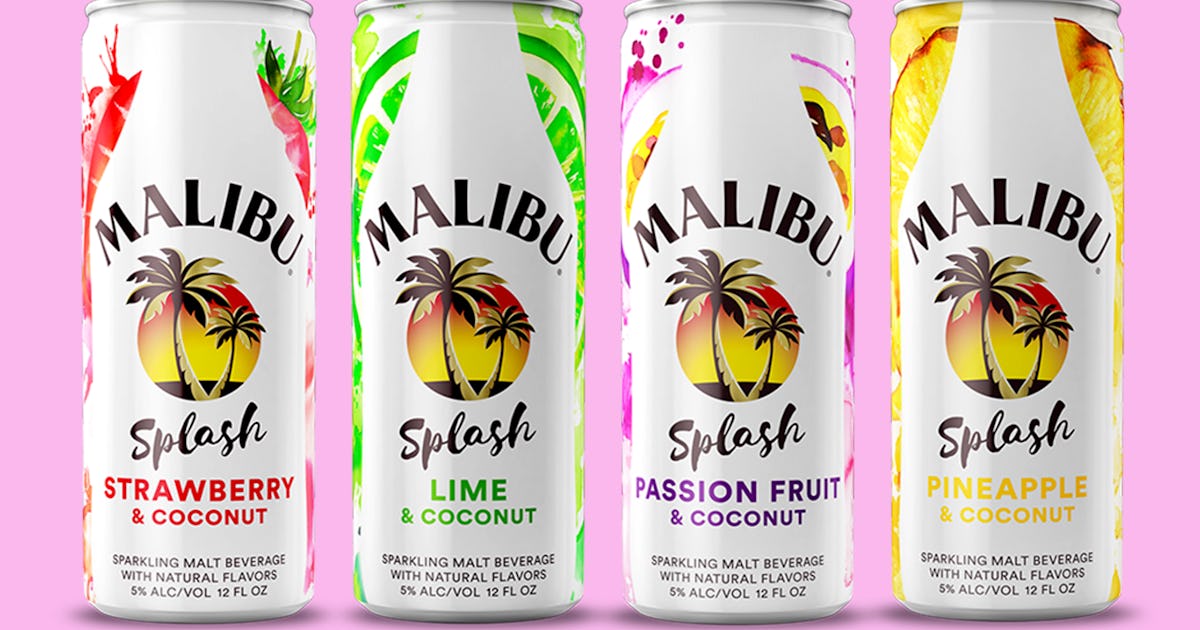 New Malibu Splash Canned Cocktails Are Basically Summer In A Can