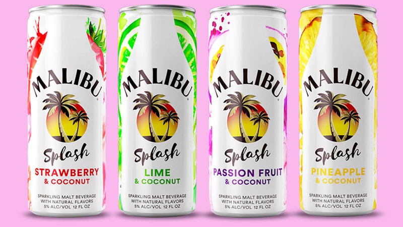 Malibu has a new line of canned cocktails called Malibu Splash.