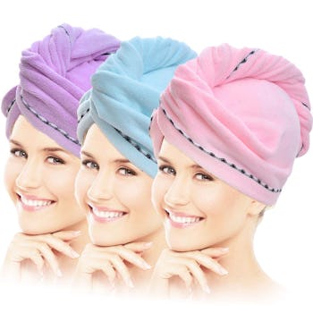 Vinker 3 Pack Hair Towel Wrap
