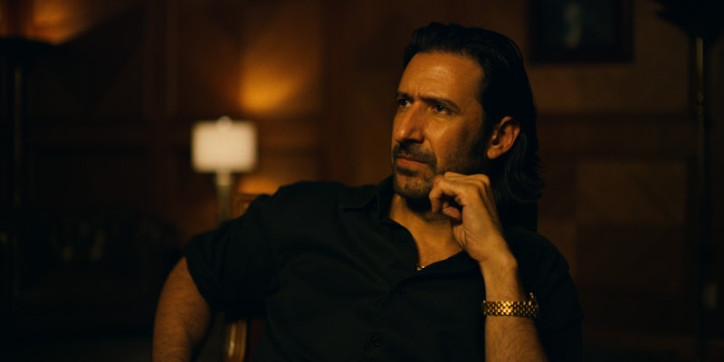 Amado Carrillo Fuentes, aka the Lord of the Skies, in Narcos: Mexico.