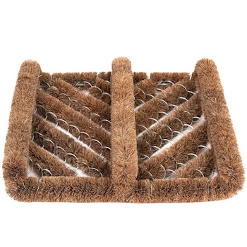 FOOTMATTERS Ninamar Natural Coir Boot Scrubber