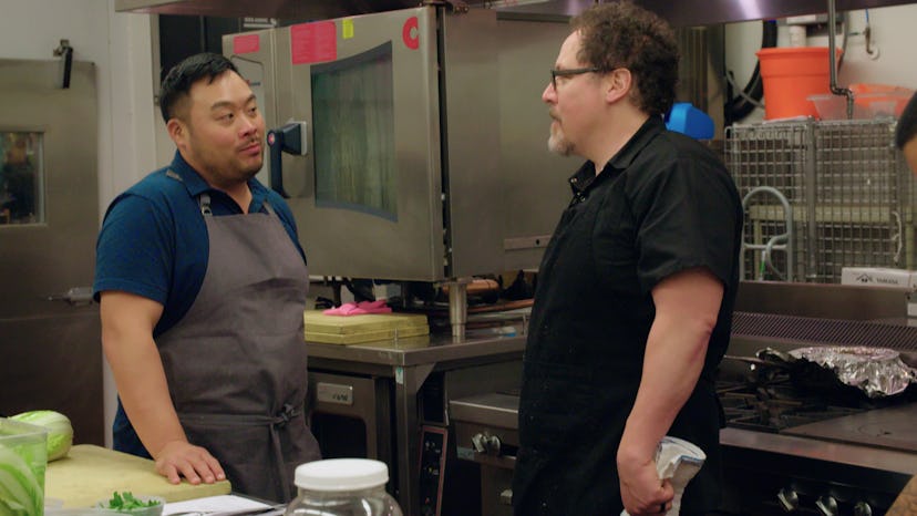 Roy Choi and Jon Favreau in 'The Chef Show' Netflix
