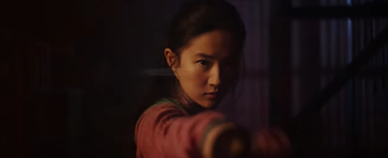 A still from the new Mulan trailer that aired during the 2020 Super Bowl.