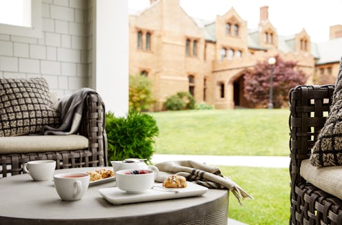 Miraval Berkshires Resort & Spa: Berkshires, Massachusetts; two lounge couches in a semi-open space