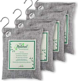 Asani Air Purifier Bags With Bamboo Activated Charcoal (4-Pack)