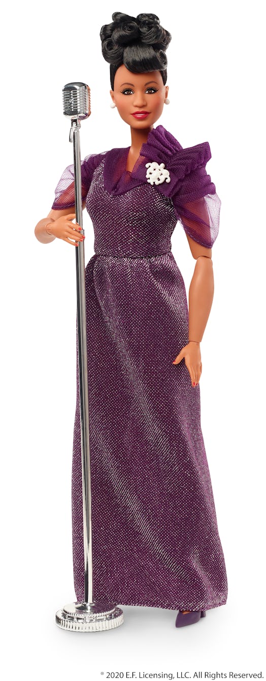 An Ella Fitzgerald Barbie is here as part of Mattel’s “Inspiring Women” Collection.