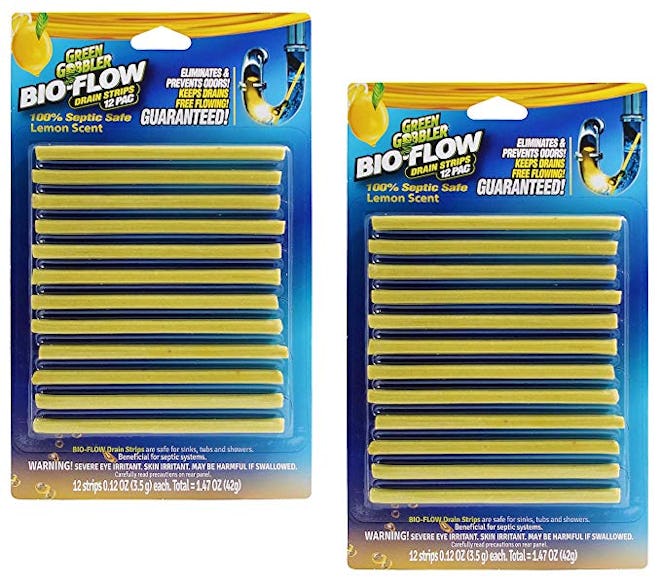 Green Gobbler Lemon Scent BIO-Flow Drain Strips