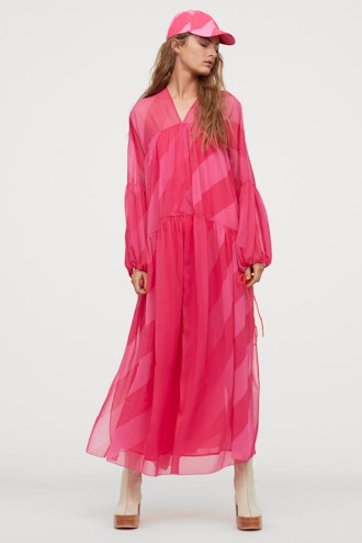 H&M Voluminous Chiffon Dress