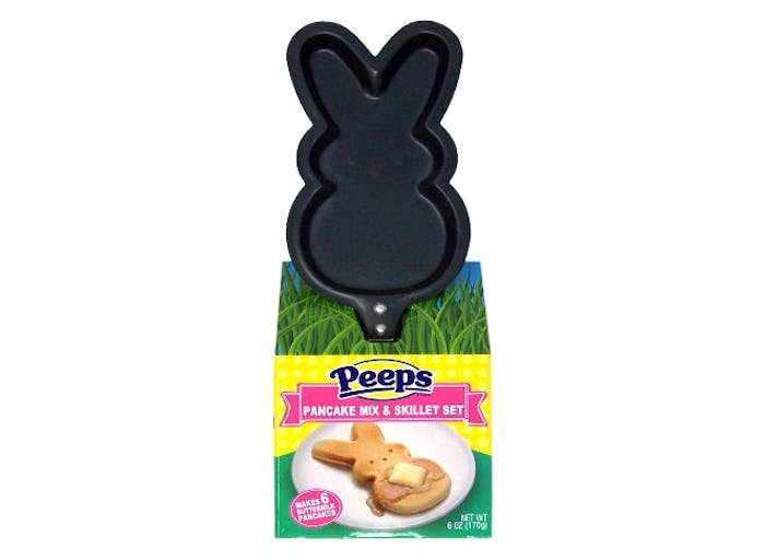 peeps pancake mix & skillet set