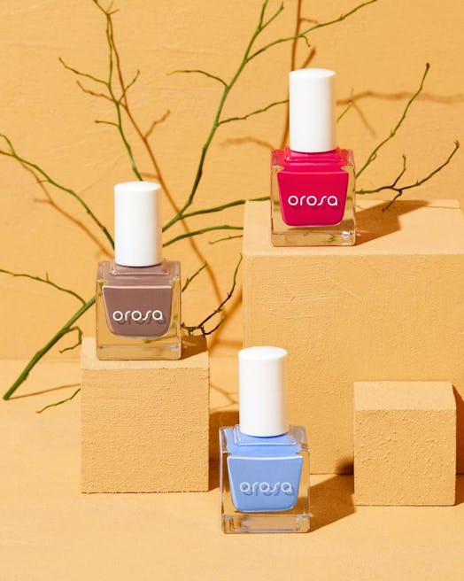 Orosa's new Desert Garden nail polish collection introduces an untraditional spring palette