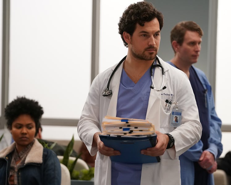 DeLuca battles a snowstorm in the 'Grey's Anatomy' Season 16, Episode 15 promo