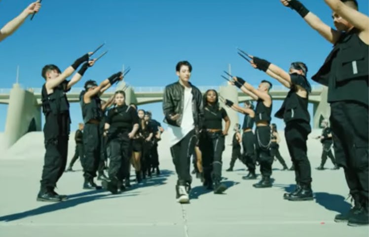A screenshot from BTS' "ON" music video. BTS' "ON" lyrics will make you feel like you can take on th...