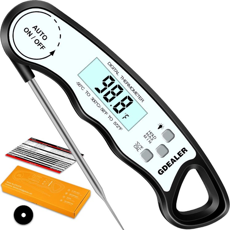 GDEALER Waterproof Digital Instant Read Meat Thermometer
