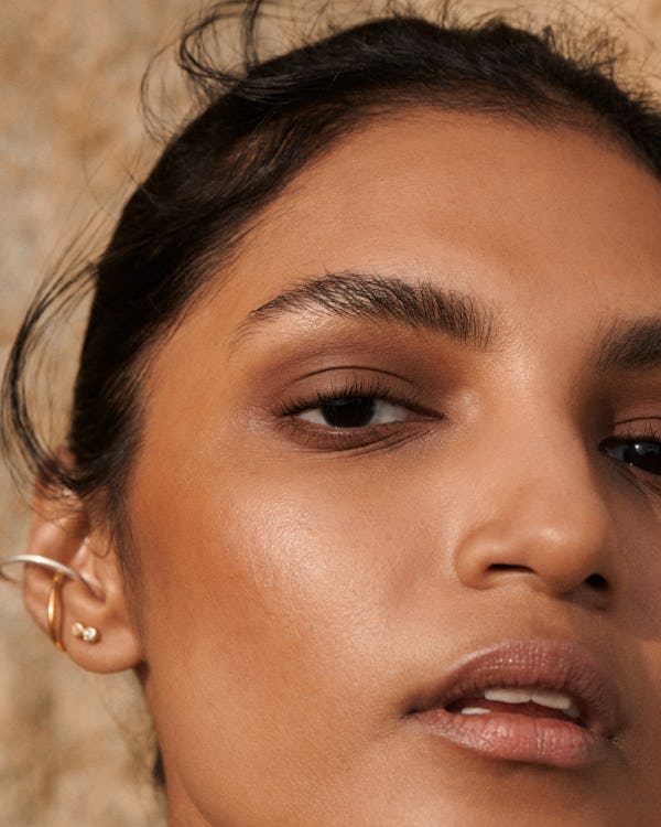 Glossier's new product is a liquid to powder eyeshadow.