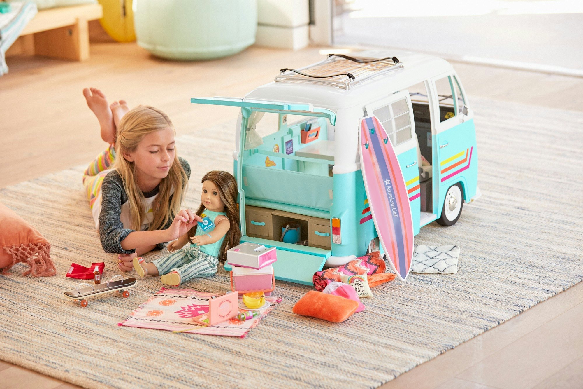 american girl doll camper van