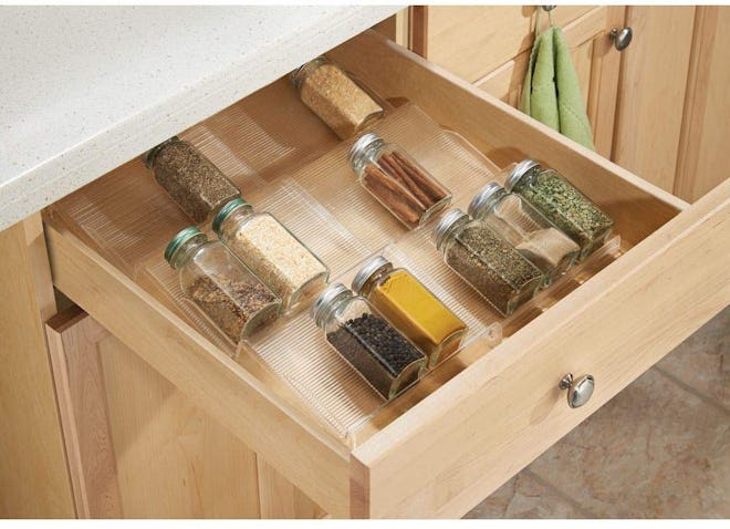 mDesign Expandable Plastic Spice Rack