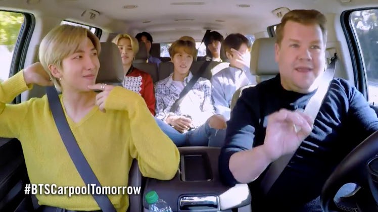 BTS appear in an episode of Carpool Karaoke with James Corden.