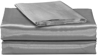 Mk Home LLC Satin Sheet Set (4-Pieces)